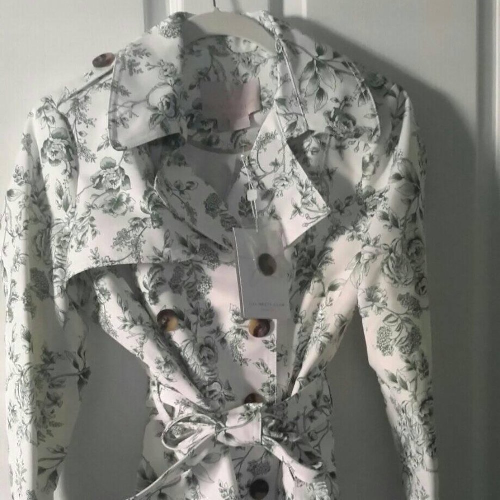 Gal Meets Glam Sage coat S NWT